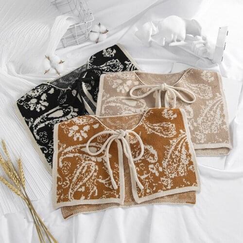 Women Knitted scarf Neck Wrap Elegant Ladies Shawl poncho foulard femme Scarves