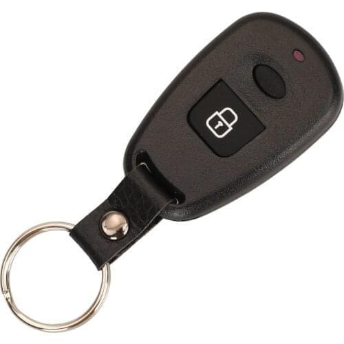Jingyuqin 15pcs Remote Car Key Fob Shell For Hyundai ELANTRA 2001 2003 Kia 2 Buttons Auto Vehicle Replacement