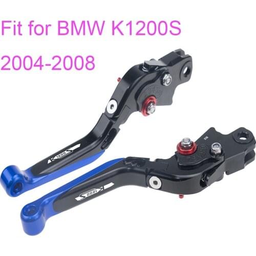 KODASKIN Left and Right Folding Extendable Brake Clutch Levers for BMW K1200S 2004-2008