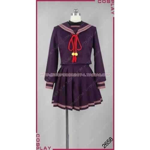 Re:CREATORS Record of the Night Window Demon Magane Chikujoin Girls School Uniform Dress Cosplay Costume S002