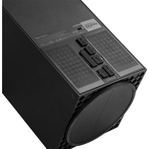 Dust Plugs Set Anti-dust Dirt Proof Cover Case Mesh Filter Kit Compatible for x box Series X Console (Black) B2EF