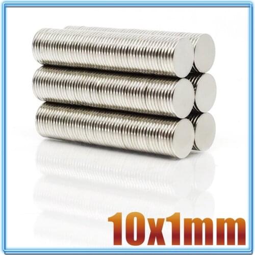20/50/100/200/500 Pcs 10x1 Neodymium Magnet 10mm x 1mm N35 NdFeB Round Super Powerful Strong Permanent Magnetic imanes Disc 10*1
