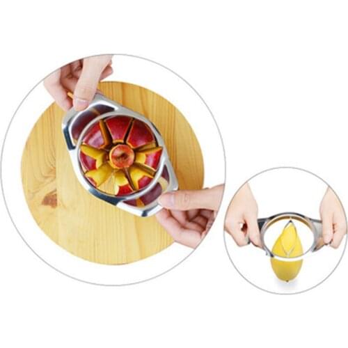 Stainless Steel Apple Splitter Fruit 6 Equal Parts Apple Cut Mango Core Core Remover Fruit Divider