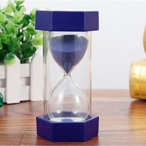 Hexagonal Drop Resistance 5/10/15/mins Sand Timer Desktop Ornaments Kid Gift Sandglass Hourglass Game Sand Clock Household