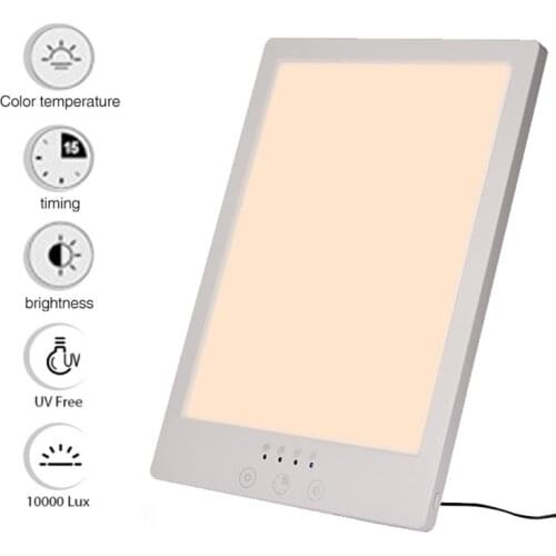 Therapy Lamp Phototherapy Light SAD Phototherapy Light Daylight Affective Disorder LED Lamp Relief Listless Fatigued