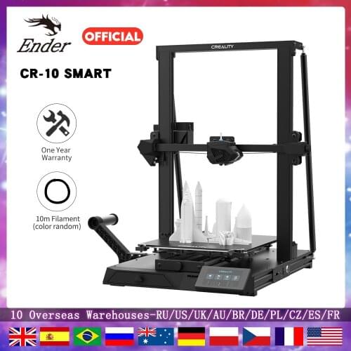 CR-10Smart 3D Printer WIFI 4.Inch Touch Lcd Silent Board Fan V2.0 Auto Leveling Creality 3D CR-10 Smart
