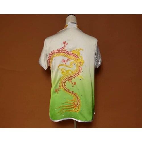 Wushu taichi taiji clothes changquan uniform Martial arts competition clothing embroidered kungfu nanquan taolu clothes uniform