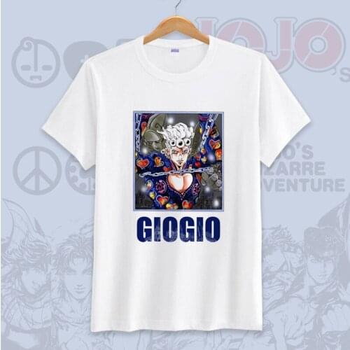 JoJos Bizarre Adventure Women T Shirt Summer Streetwear Harajuku Short Sleeve Tee Short Modal Couple Clothes Men Tops