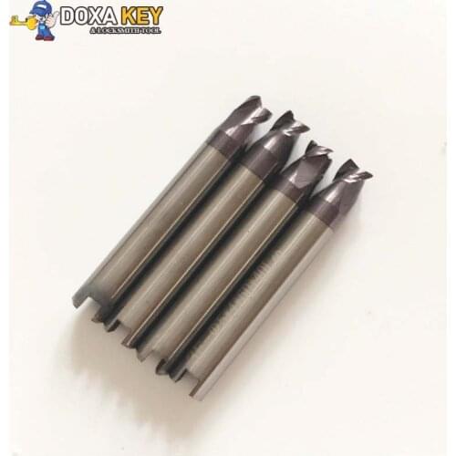 1pcs 5.0mm carbide key cutter W292 end milling cutter 3 twist drill bit for blank keys cutting