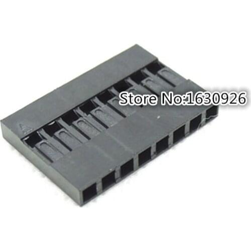 100 set 2.54mm10P 10Pin Dupont Connector Dupont Plastic Shell Plug Dupont Jumper Wire Cable Pin Header