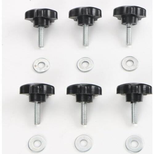 12pcs Car Roof Hard Top Fastener Bolts Screw Nuts Knob Kit 4Doors Removal Screw Caps Hardtop Bolts Cover Nut For 07-16 Wrangler