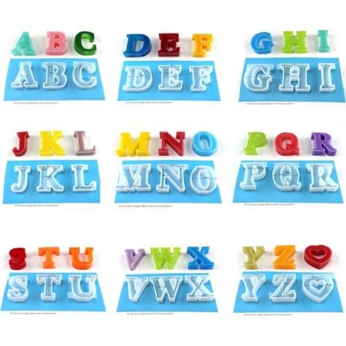 26 Capital English Letter Resin Casting Molds Kit 3D Alphabet Keychain Pendant Resin Silicone Molds Jewelry Making Tools