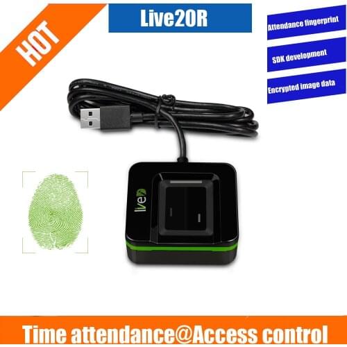 Free SDK Support Windows Android Zk9500 or Live20R ZK live20R USB Fingerprint Reader Usb Scaner Biometric Fingerprint Sensor