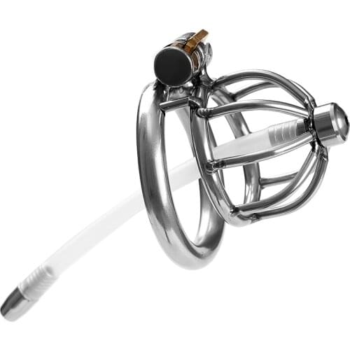 Chastity Cage Ultra Small Authentic Metal Cock Device Steel Bird Lock Penis Rings Large BDSM Bondage Male Restraint CBT Sex Toys