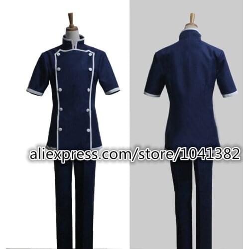 Food Wars Shokugeki no Soma Akira Hayama Cosplay Costume