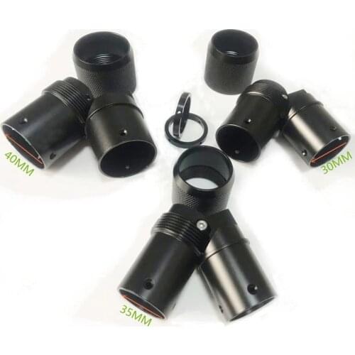 1PC 30/35/40mm Horizontal Folding Arm Anti-virtual Carbon Tube Connector Clamp Fixture for RC Agriculture UAV Drone Multicopter