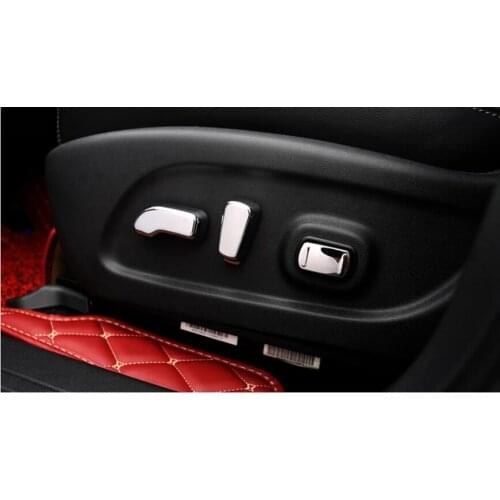 Lapetus Power Seats Button Adjustment Cover Trim 5 Pcs Interior Fit For Nissan Murano 2015 2016 2017 2018 ABS Auto Accessories