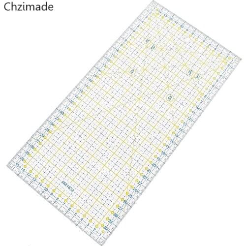Lychee Life 15x30cm Handmade Patchwork Ruler Crafts Sewing Accessories Needle Foot Seam Ruler Quilting Patchwork Sewing Tools