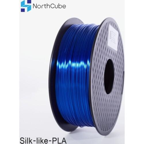 NorthCube 3D Printing Silk PLA Filament 3D Printer Filament 1.75mm 1KG Silk Like Series Silk Dark Blue Color Filament