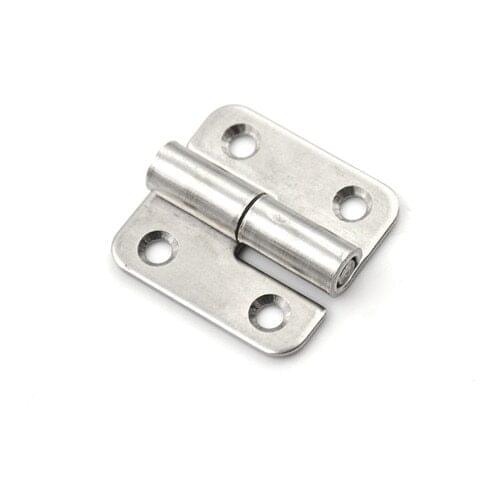 NEW 1.5 Inch Long 304 Stainless Steel Self-Closing Corner Draw Door Hinge For Home Window Cabinet Tool Box Mounting Doors Hinges