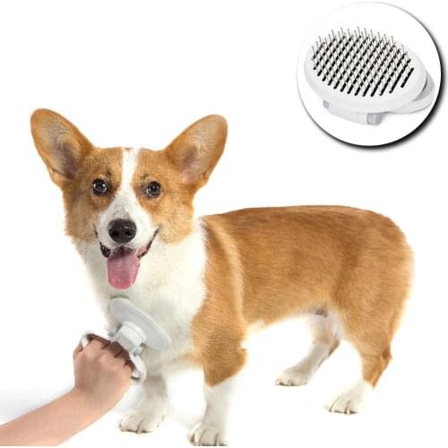 Dog Comb for Pet Hair Remover Brush Dog and Cat Comb for Cats Automatic Hair Removal Massage Pet Product Cats Dog Grooming Brush