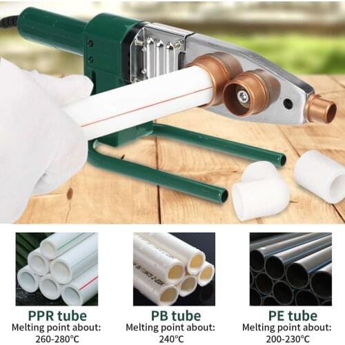Tube Welders Machine PPR PE PP Pipe Welding For Plastic Pipes PPR Welding Water Pipe Soldering Iron Welder for Heating PPR