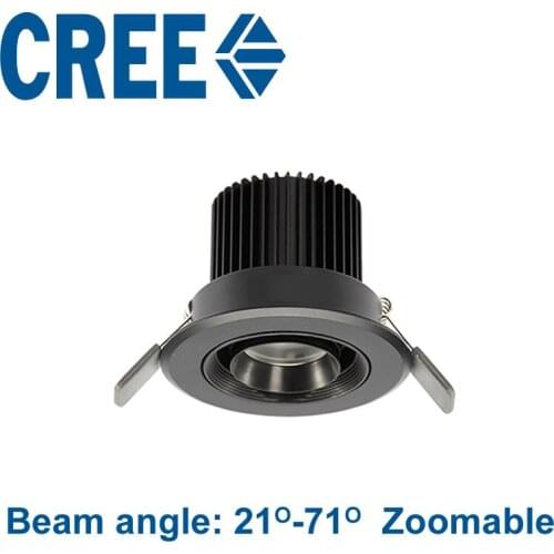 New Cree Chip Spot Led Downlight 110V 220V 5W 3000K 4000K 5000K Zoom Led Spot Light Bulb Lamp Museum Cabinets Lighting
