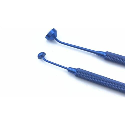 Titanium caro/avalos flap smoother ophthalmic eye instrument