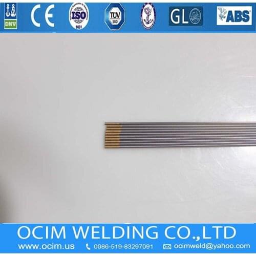 10PCS 1.5% Lanthanated Tip Tungsten Electrode WL15 2.0*175mm Gold Yellow
