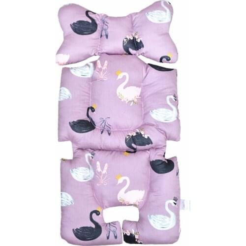 Printed Four Seasons Stroller Pushchair Cushion Seat Cover Seat Pad Cotton Baby Stroller Mat Mattress Pram Stroller Accessories