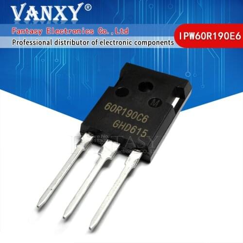 2PCS 6R190C6 TO-247 IPW60R190C6 TO247 60R190C6 20A 600V IPW60R190 high current FET