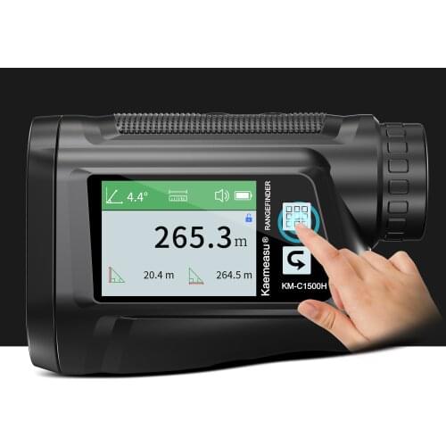 LCD Laser Rangefinder Telescope Hunting Outdoor Golf Voice Caddy Rangefinder Case Roulette Tape Measure Range Finder Telescope
