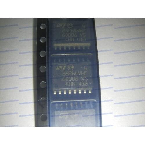 10PCS/lot M25P64-VMF6TP M25P64-VMF6P 25P64V6P SOP16 IC FLASH 64MBIT 50MHZ 16SOIC