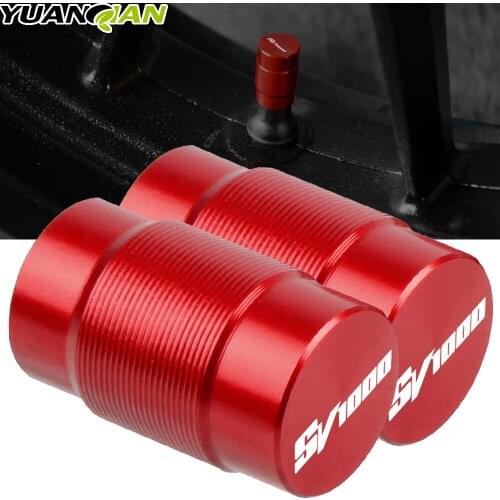 Motorcycle Accessorie Wheel Tire Valve Stem Caps CNC Airtight Covers For SUZUKI SV1000 SV 1000S SV 1000 S SV1000 S 2003-2007