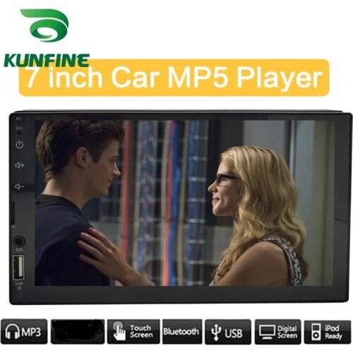 KUNFINE Universal 2 Din 7" Touch Screen Car Multimedia Player Car Radio Car Stereo MP5 MP3 Player With Bluetooth FM/USB/AUX