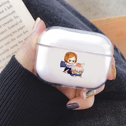 Jujutsu Kaisen nobara and Inumaki Cover For AirPods Pro 3 Air Pods Case Earphone Accessories TPU Protector Airpods3 Case