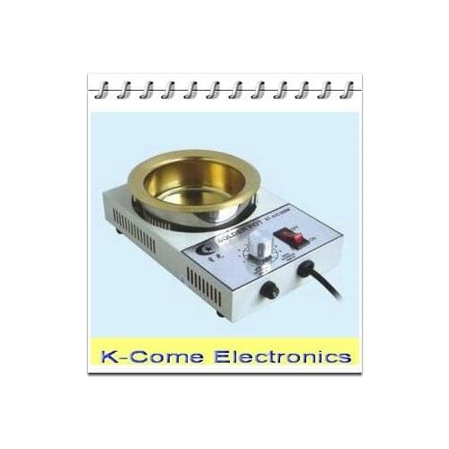 2300g capacity 100mm 300W 41C digital thermostat Lead Free Solder Pot Titanium Alloy Soldering Equipment Melting Tin