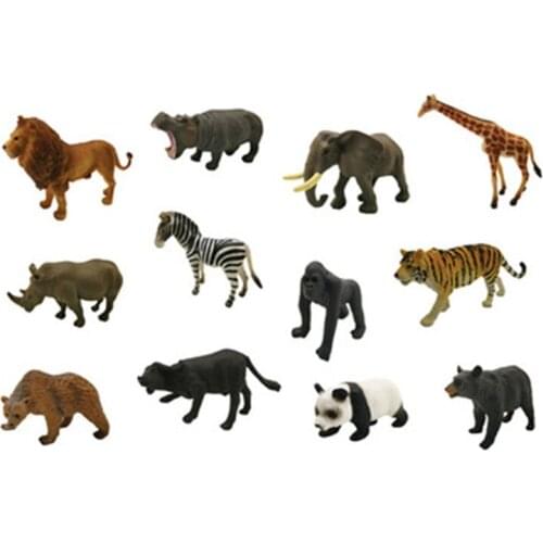 Child Animal Toy Simulation Animal Entity Model Decoration Toy Set Ocean / Animal / Dinosaur World Entity Model