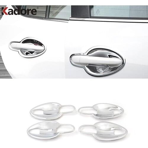 For Mazda CX-3 CX3 2015 2016 2017 2018 2019 2020 ABS Chrome Side Door Handle Bowl Cover Trim Car Accessories Sticker