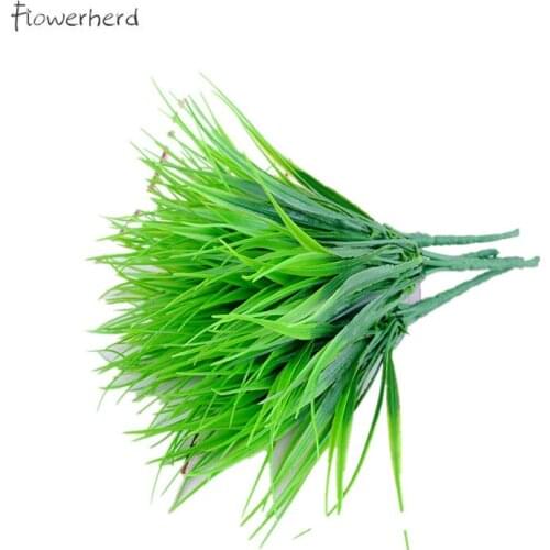 Artificial Plant Home Decoration Artificial Grass Green Plants Flower Materials Desk Decor Home Decoration Party Supplies