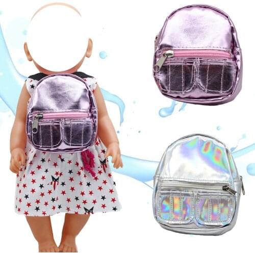 18-Inch Girl Doll Mini Bag Toy for 43cm Baby Dolls and 1/3 BJD Dolls Mini Backpack Doll Accessories