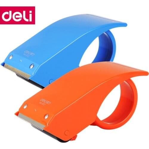 Deli 801/802 Metal Hand tape cutter tape dispenser For max. 60mm tape and 48mm tape blue red colors