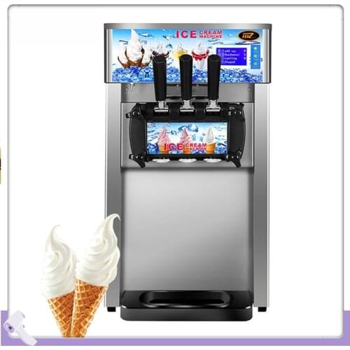 Desktop Soft Ice Cream Machine Commercial Small Ice Cream Makers Machine Fully Automatic