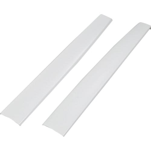 Center Console Dashboard Panel Wrap Overlay Cover Trim Fit ABS Pearl White Style for Tesla Model 3