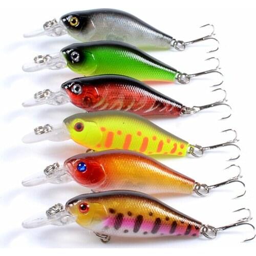 East Rain Suspension Bait Freshwater Saltwater Fishing Lure 7cm 6.8g 3pcs SP Crank Artificial Hard Bait Free Shipping