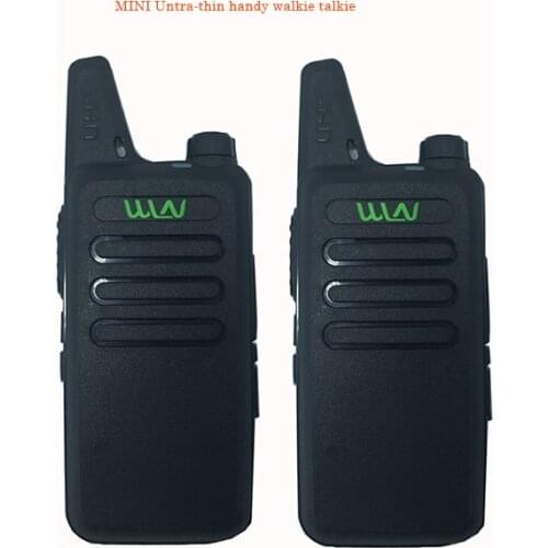 2 Pcs Two Way Radio Handy Kd-C1 Portable Walkie Talkie Long Range Handheld Radio Transceiver HF WLN For Ham Radio Communicator