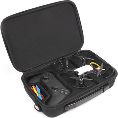 Portable Drone Storage Shoulder Bag Two-Way Zipper Handbag Suitcase for Tello