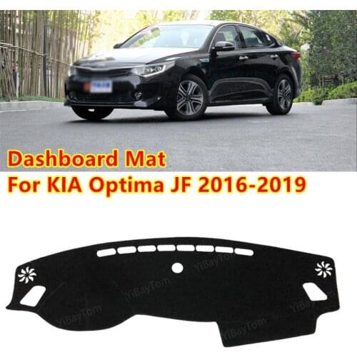 For KIA Optima JF 2016-2019 K5 Anti-Slip Mat Sunshade Dashmat Protect Carpet Dashboard Cover Pad Accessories