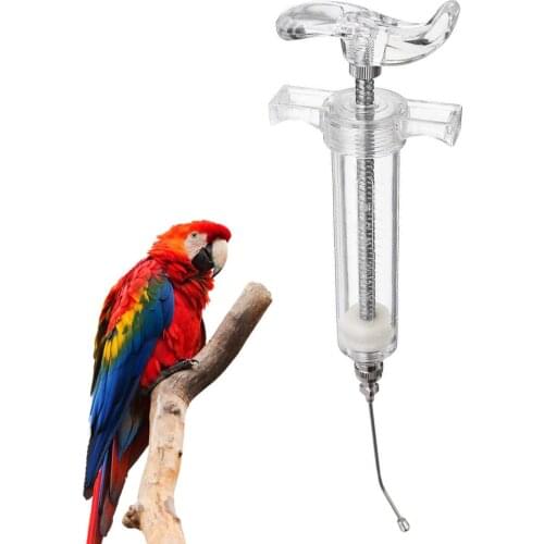 RBCFHl 1pc Birds Feeding Syringe Manual Feeding Rearing Gavage Curved Needle Medication Tube Birds Small Pet Feeding Syringe