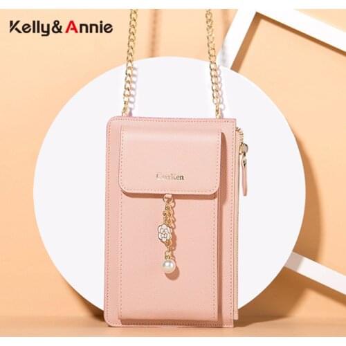 Flower Pearl Tassel Chain Designer Women Small Shoulder Bag Ladies Mini Crossbody Messenger Phone Bags Female Wallet Purse